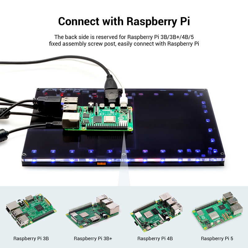 Raspberry Pi 10.1 inch screen connect with Raspberry Pi