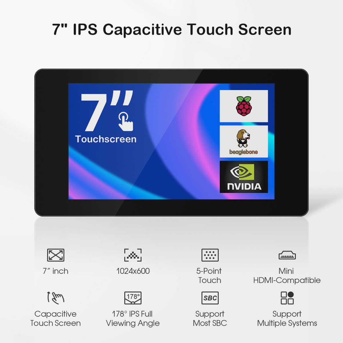 7 inch IPS Touch screen