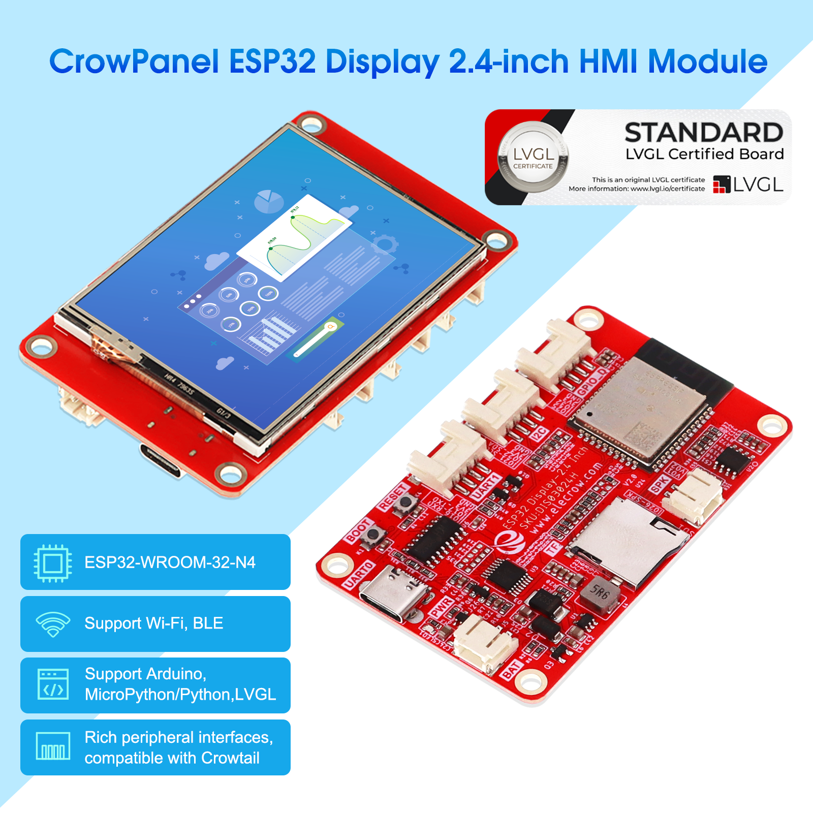 ESP32 hmi touch display