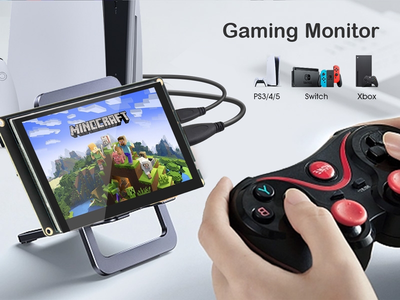 5 inch touchscreen as gaming monitor