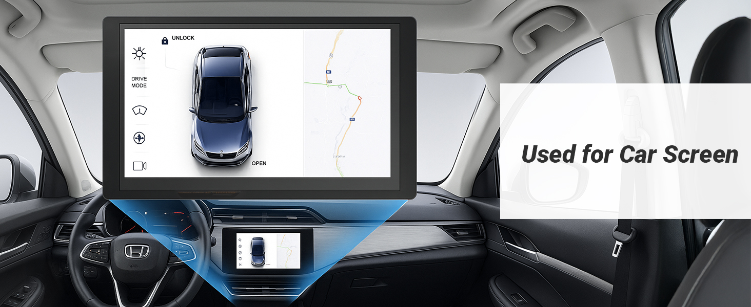 Crowpanel 7inch HMI display used for car screen
