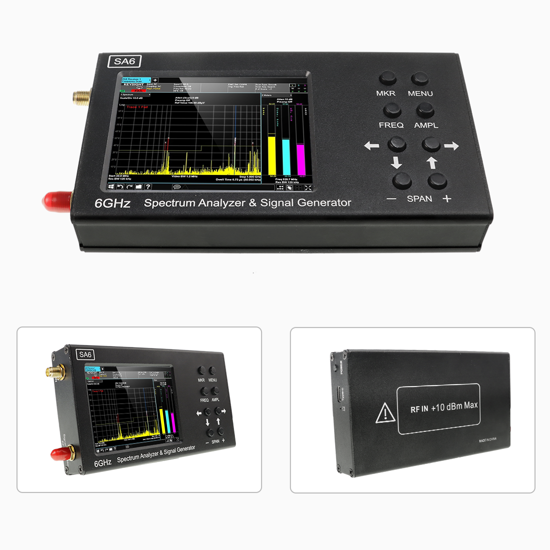 Comprehensive display of spectrum analyzer