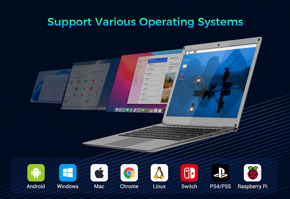 Crowview Note with wide OS compatibility