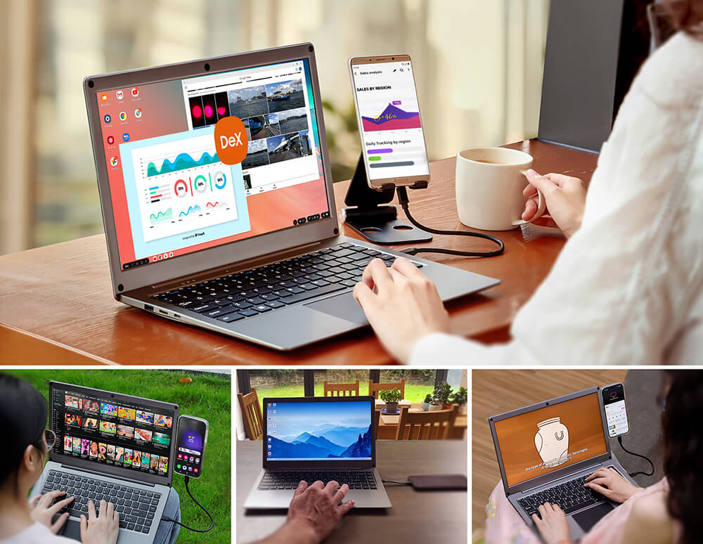 Crowview Note 14 inch portable monitor support deskmode