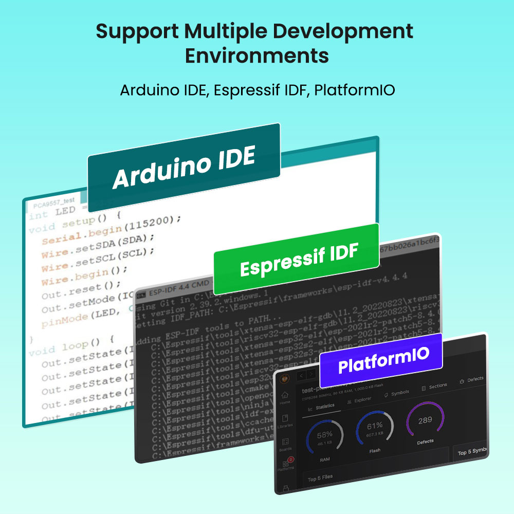 Crowpanel advance 4.3inch display support multiple environments