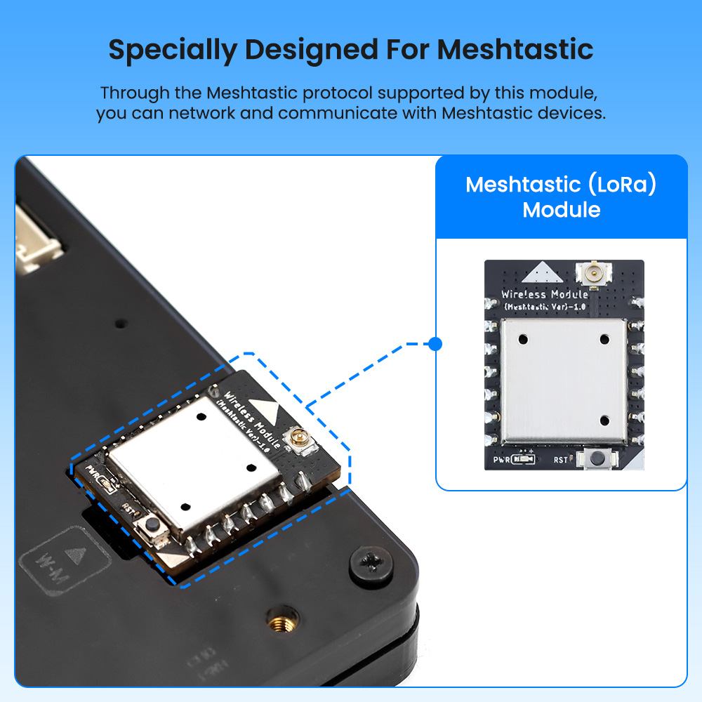 CrowPanel Advance 5 inch HMI AI display with replaceable module design