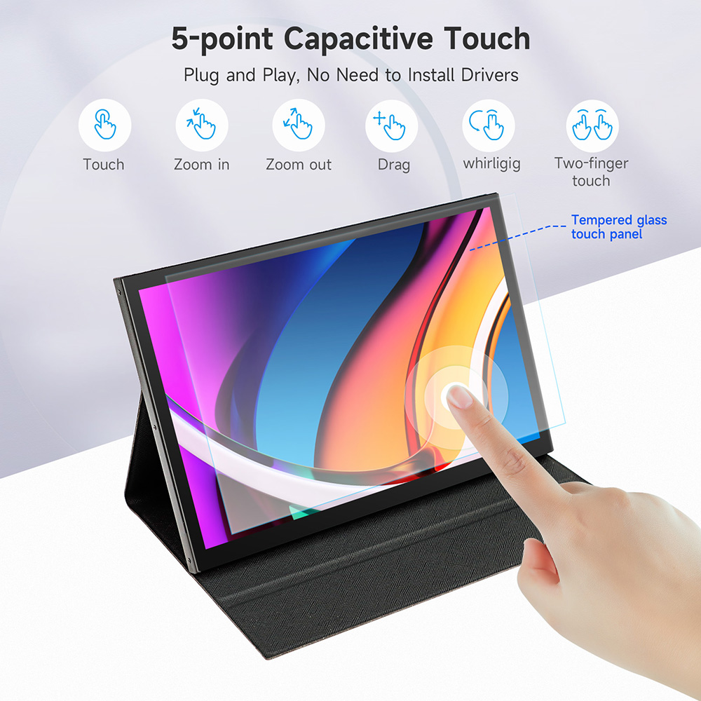 10.1 inch IPS Touchscreen support 5-point touch
