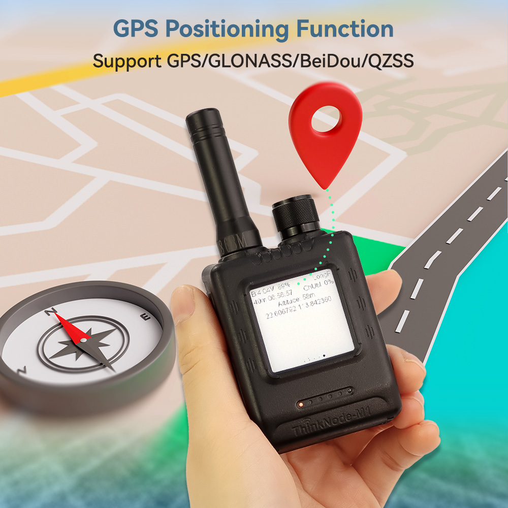 Thinknode M1 Meshtastic Device supports GPS Positioning Function