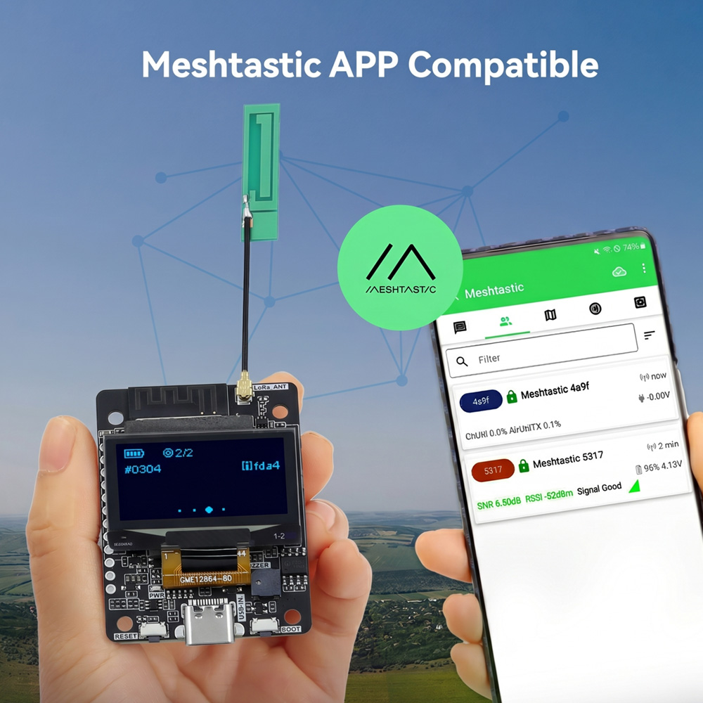 ThinkNode M2 is compatible with Meshtastic APP