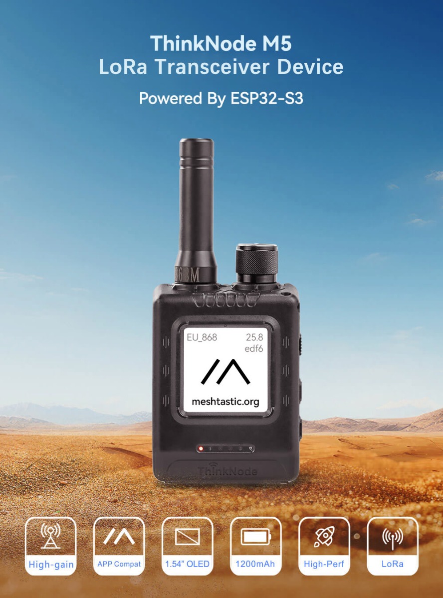 feature of Thinknode-m1 for Meshtastic