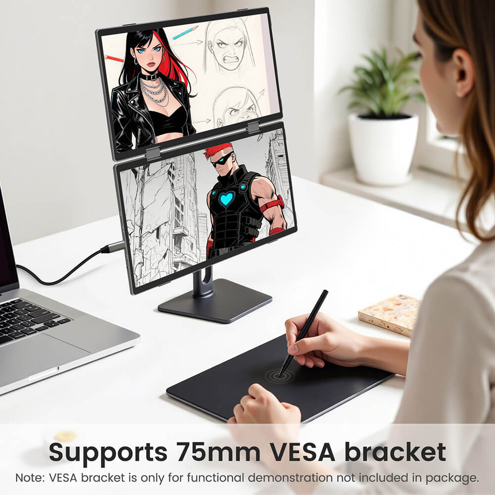 Crowview Yoga supports VESA mounting