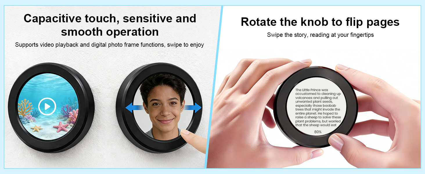 2.1inch ESP32 Rotary display with smooth rotary feeling