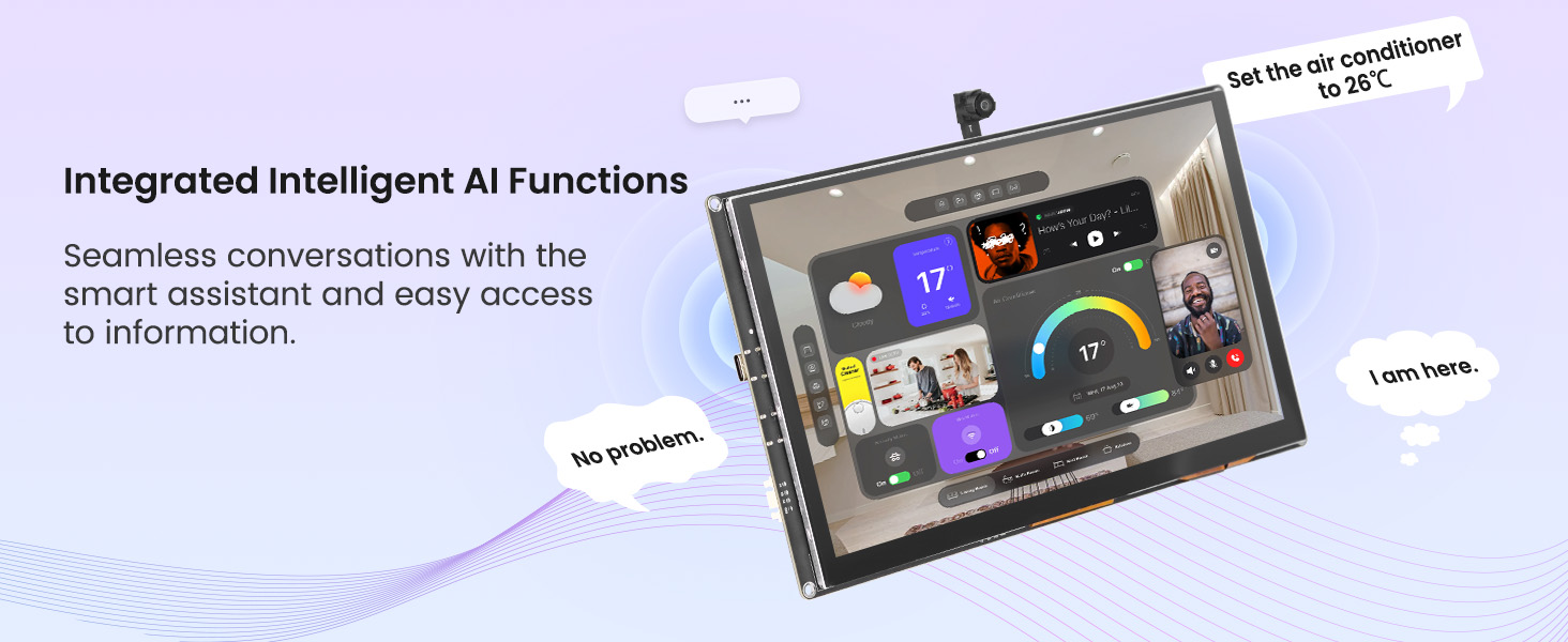 9inch display integrated Intelligent AI Functions