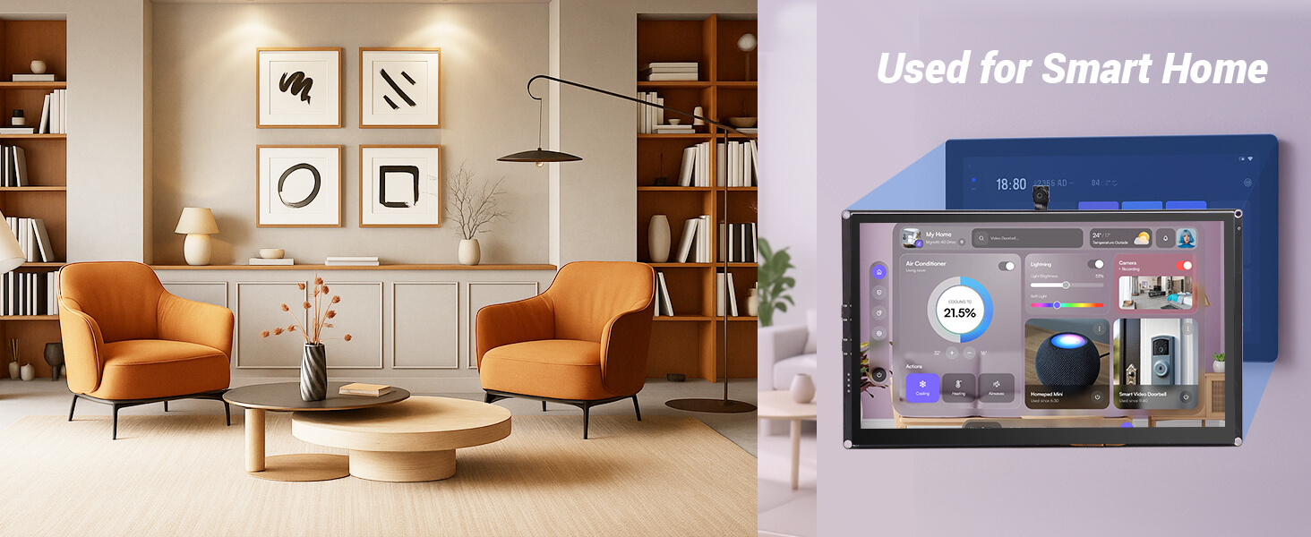 ESP32-P4 10.1inch HMI display can be used for smart home