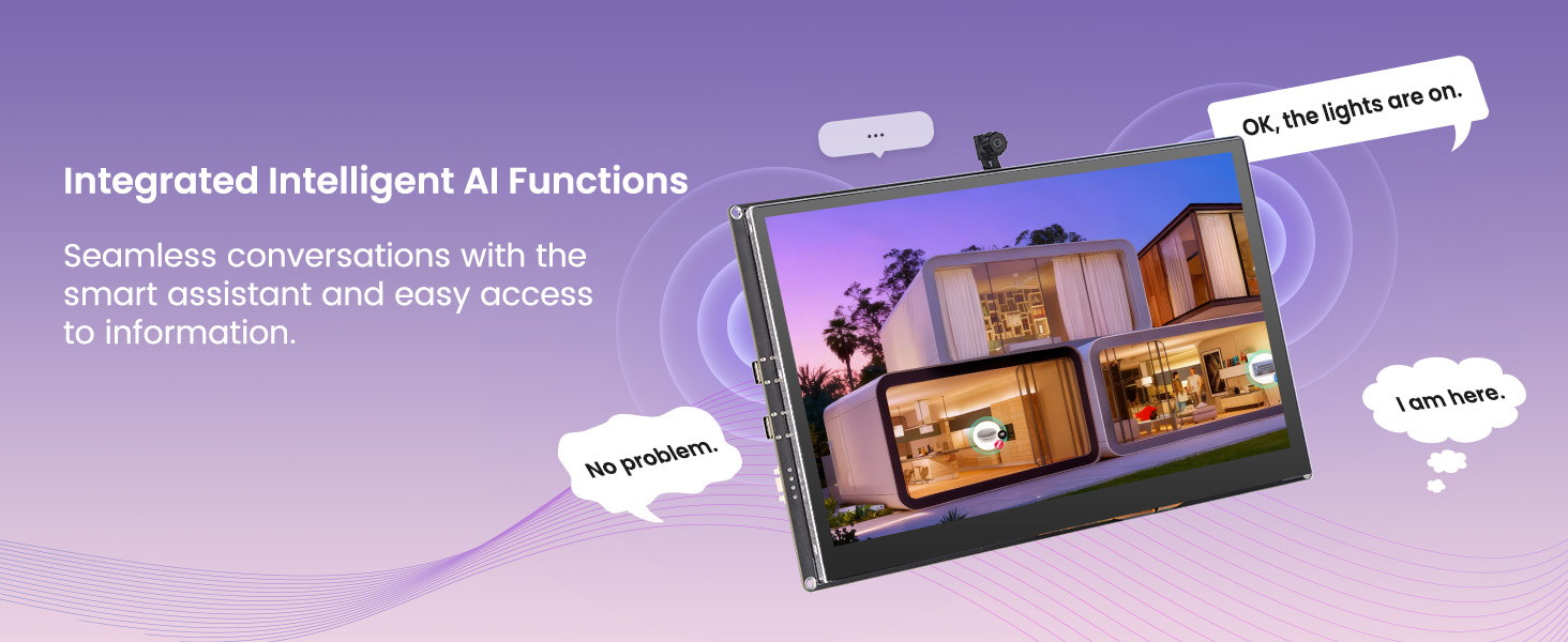 ESP32-P4 10.1inch HMI Display with AI function