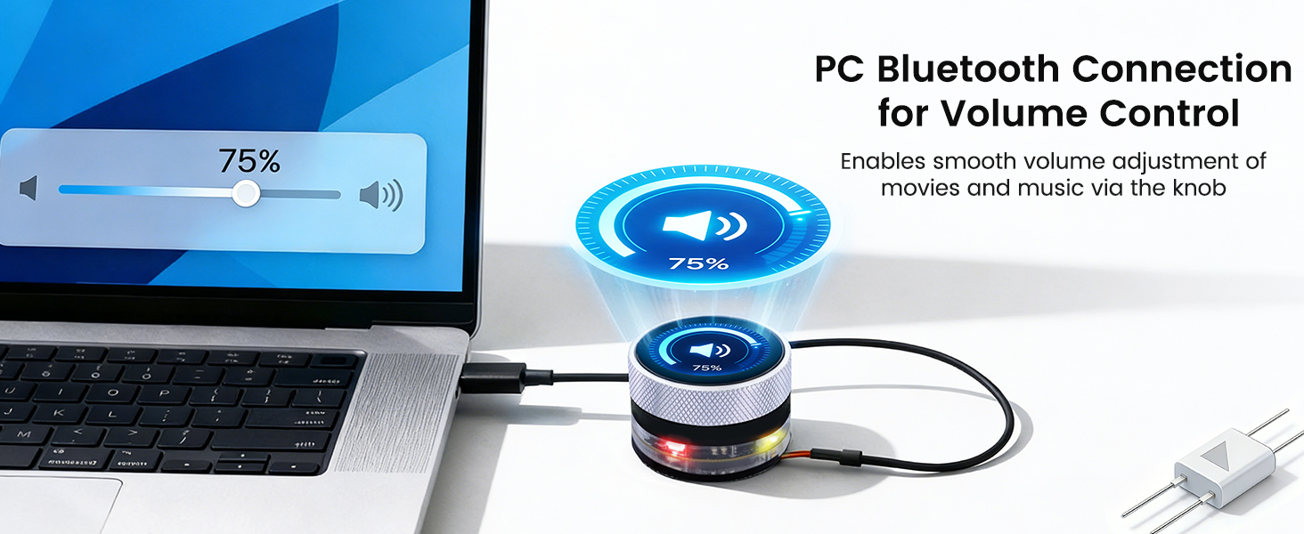 1.28inch used for volume control