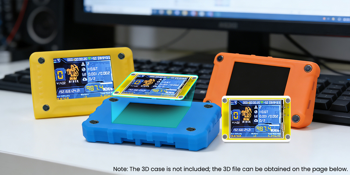 3D Acrylic Case for Miner BTC Display