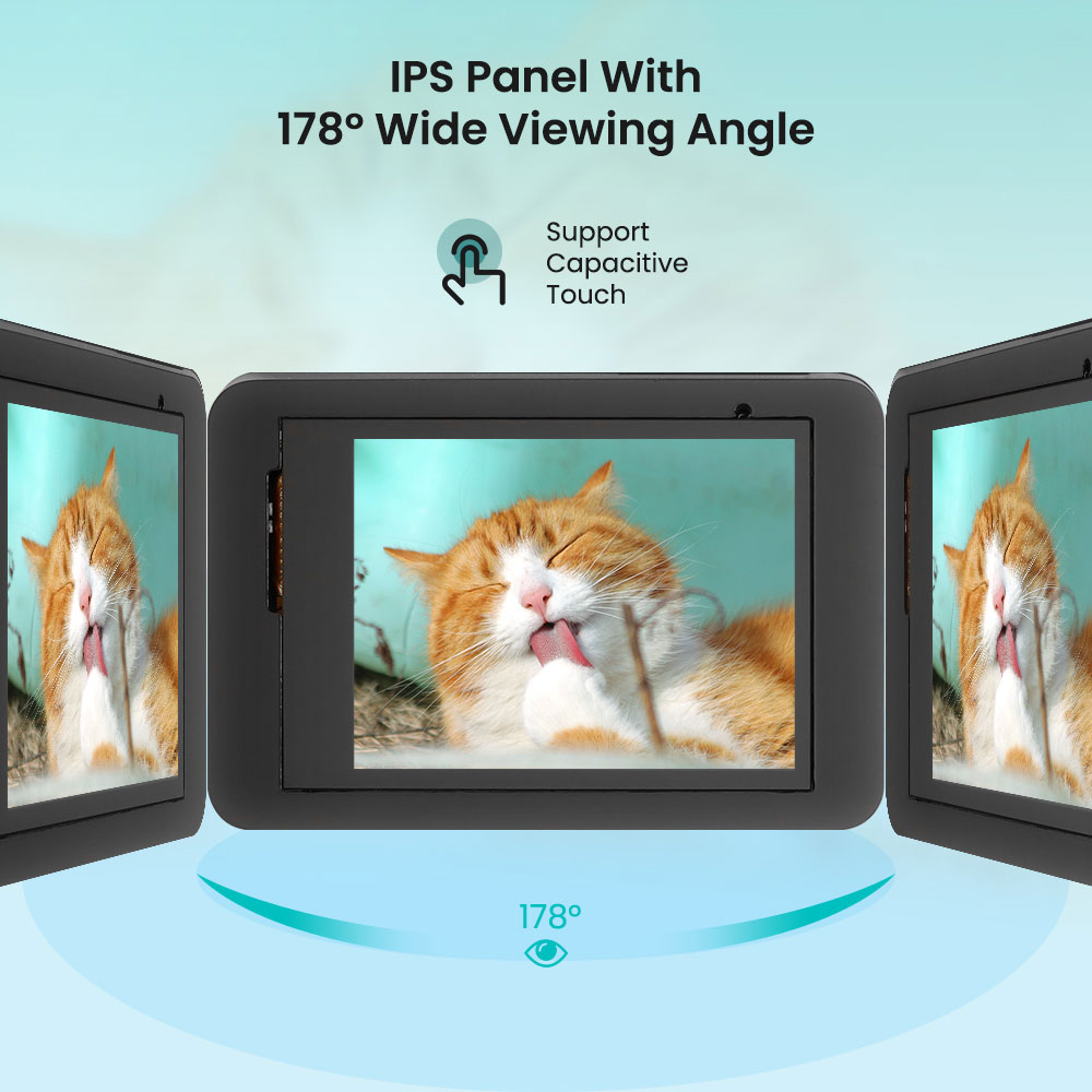 CrowPanel Advance 2.4“ ESP32 AI Display with IPS panel