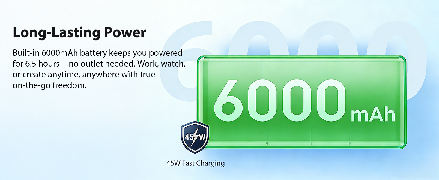 Crowview note with 6000 mah battery