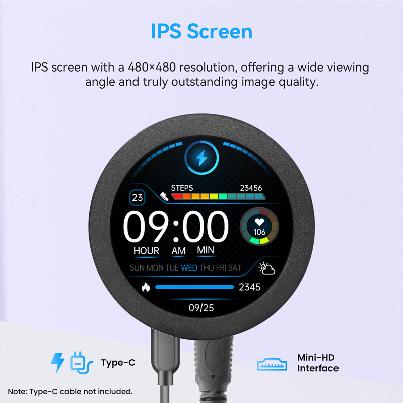 2.8inch round IPS display with IPS screen