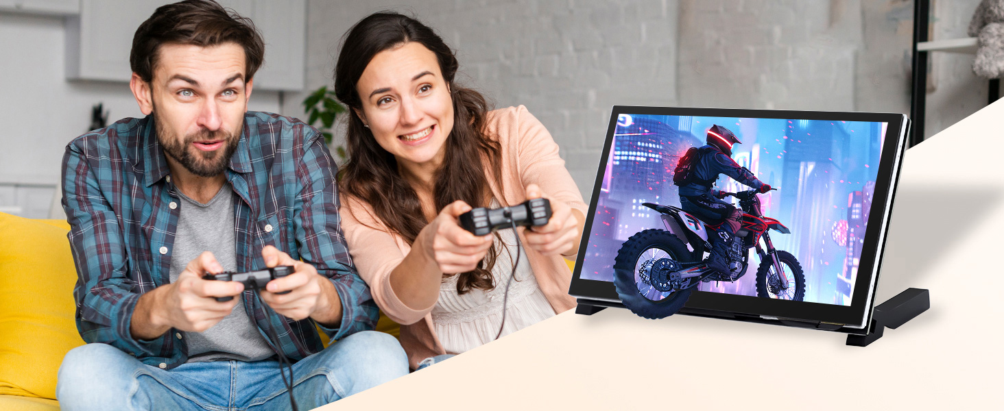 7inch IPS LCD Display used as gaming monitor