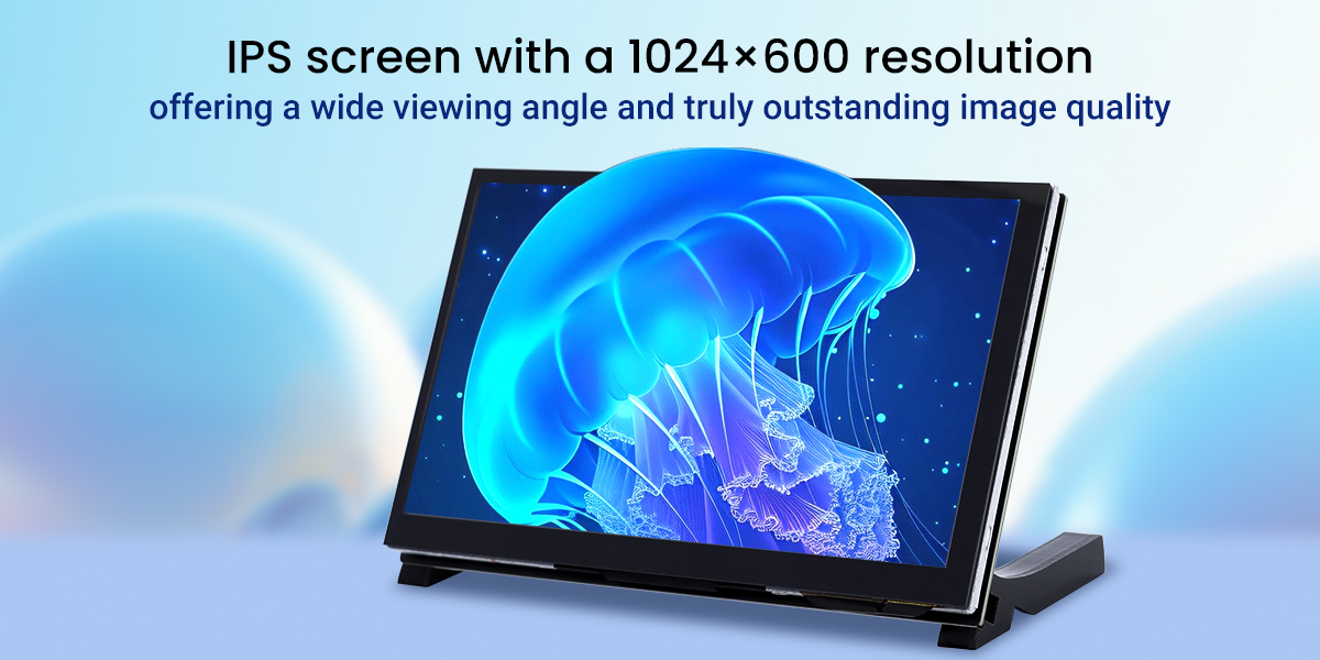 7inch IPS LCD Display with 1024*600 resolution