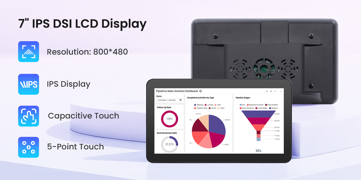 feature of 7inch DSI display