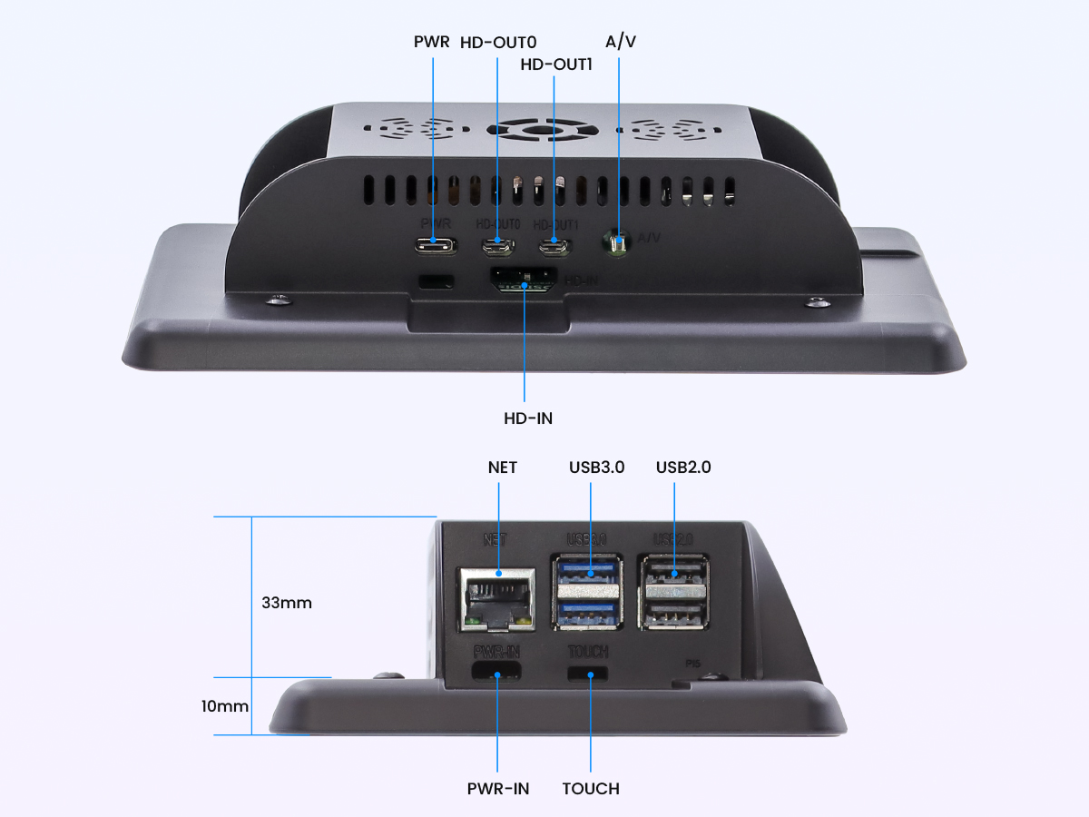 hardware overview of 7inch DSI display