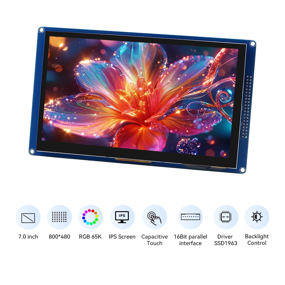 feature of 7 inch capacitive parallel LCD module