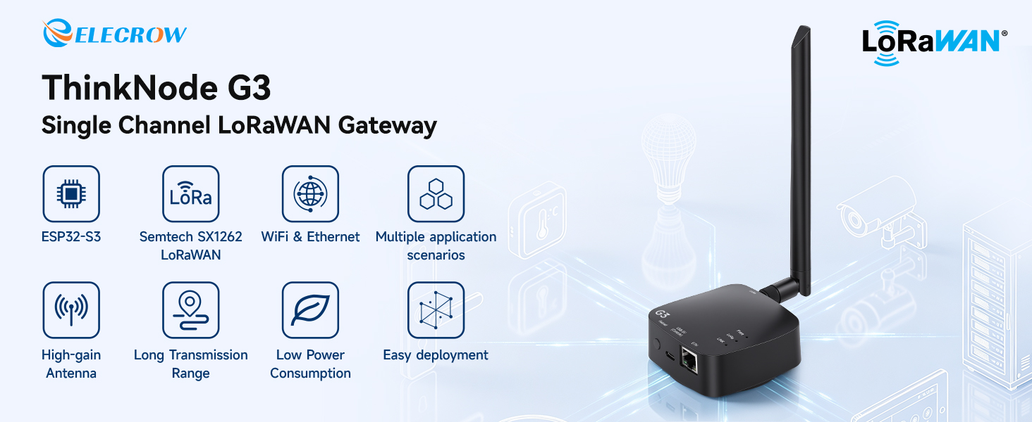 feature of Thinknode G3 lorawan gateway