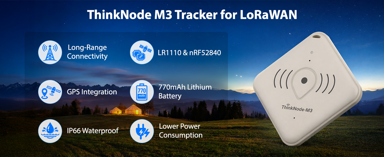 features of ThinkNode M3 Tracker for Meshtastic