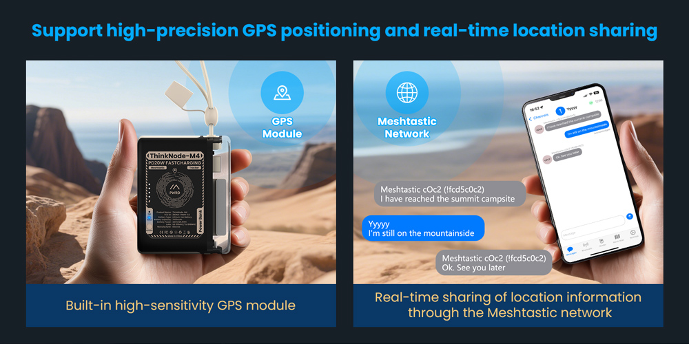 ThinkNode m4 for Meshtastic with GPS function