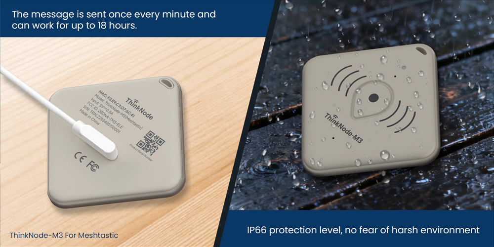 ThinkNode M3 support Magnetic Charging Design & IP66 Rating