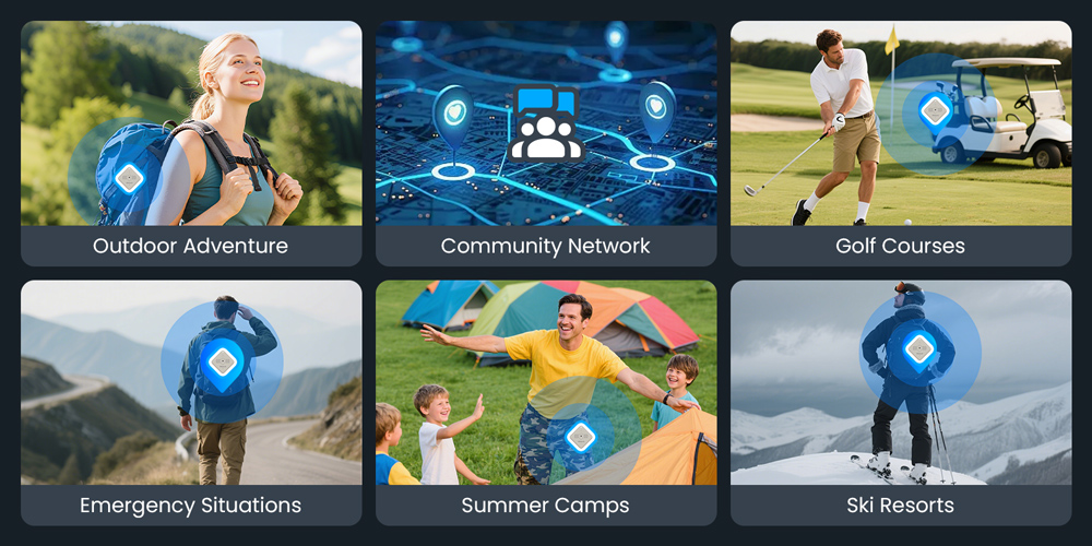 multiple applications of Thinknode M3 Meshtastic Tracker