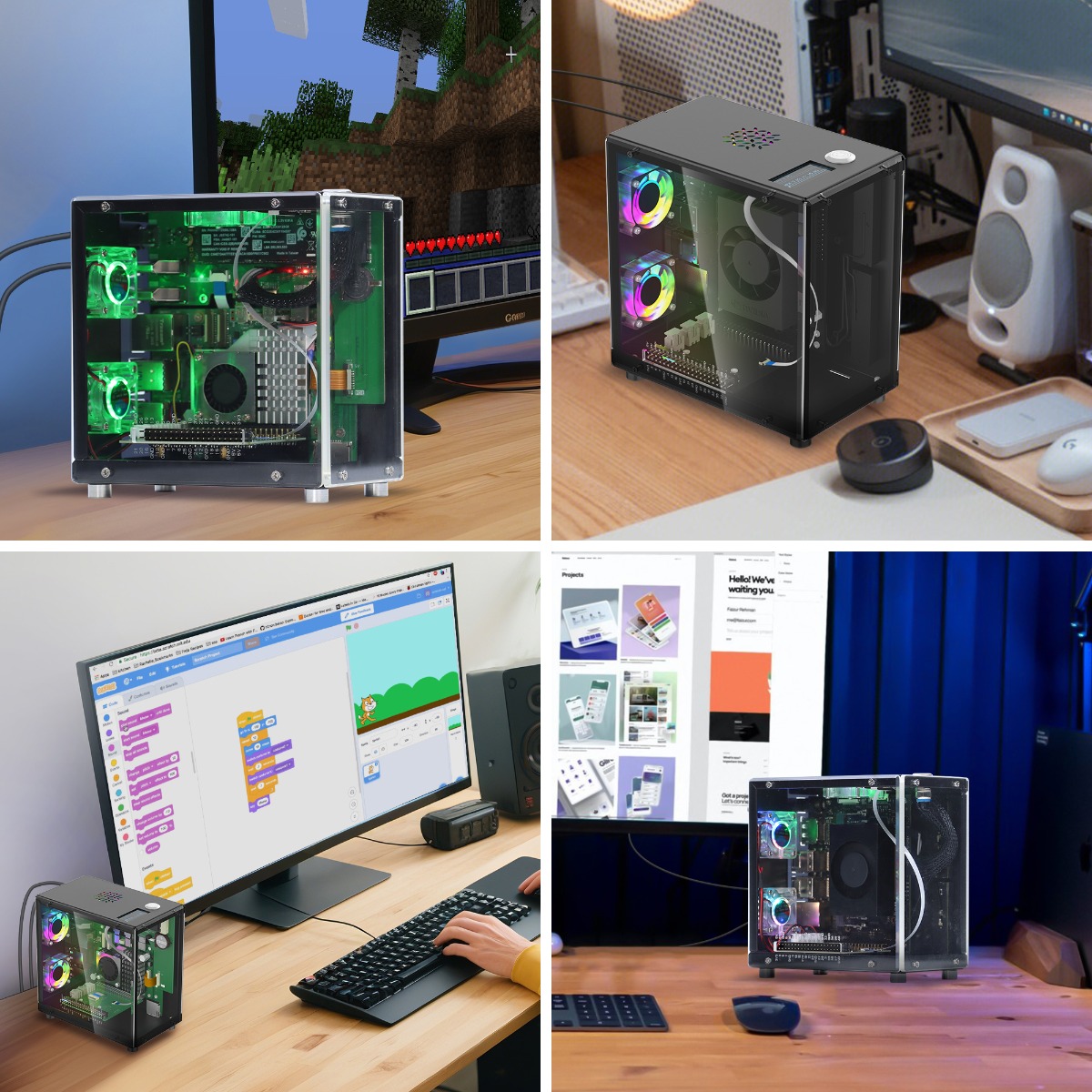 applications of mini pc case