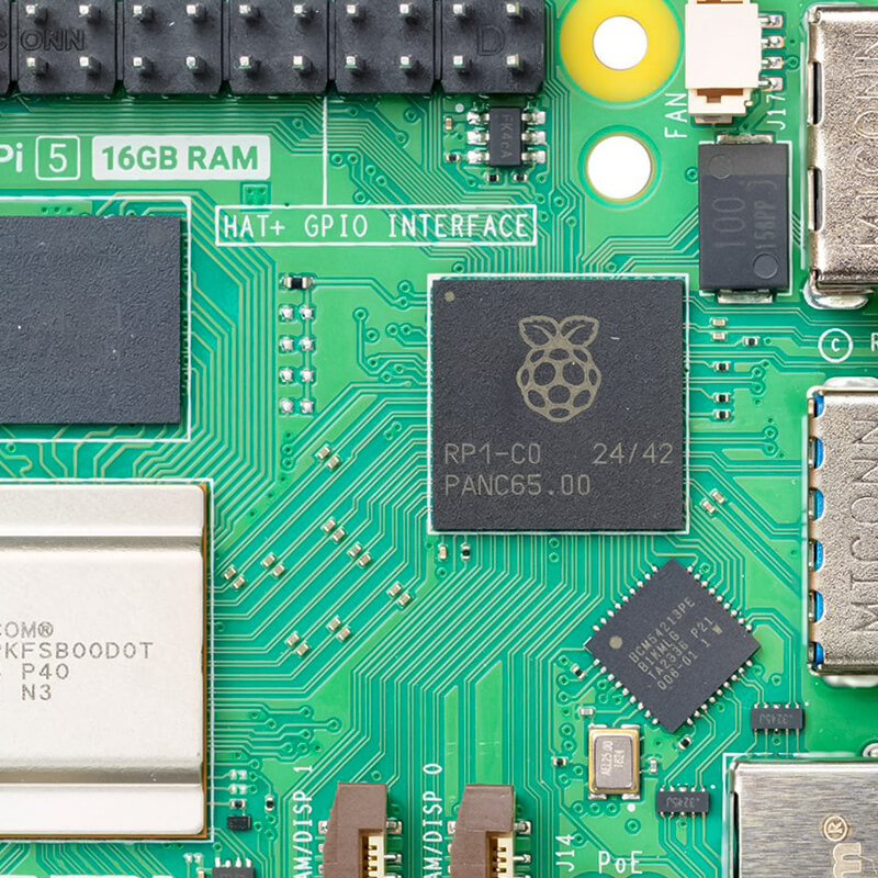 Raspberry pi 5 with RP1 Chip