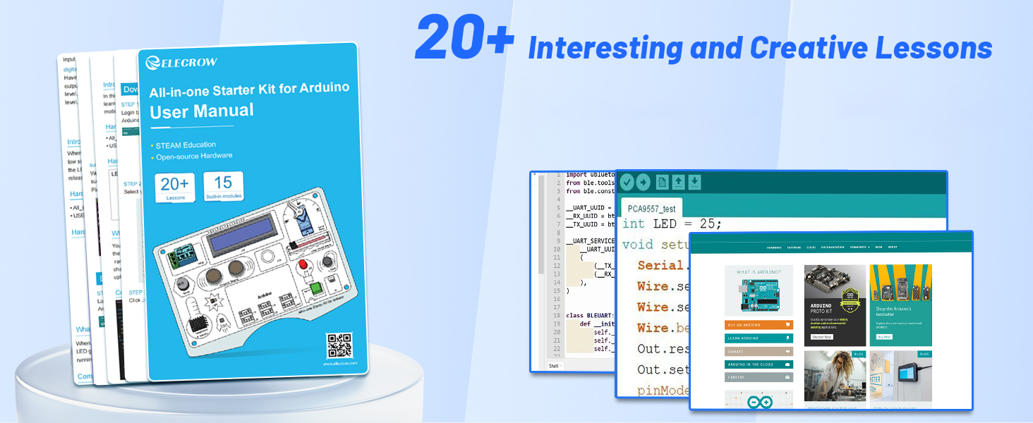 Arduino kit PDF learning lessons