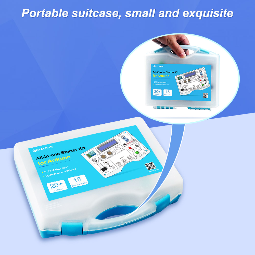 portable suit case of Arduino All-in-one kit
