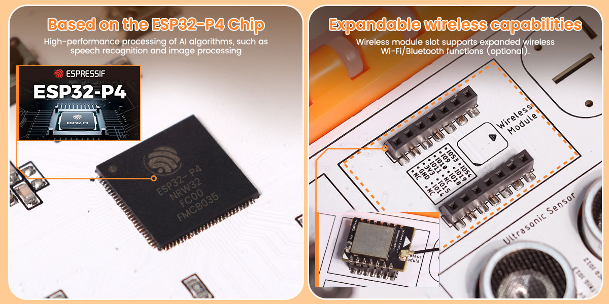 All-in-one starter kit for ESP32-P4 with 7inch touch display