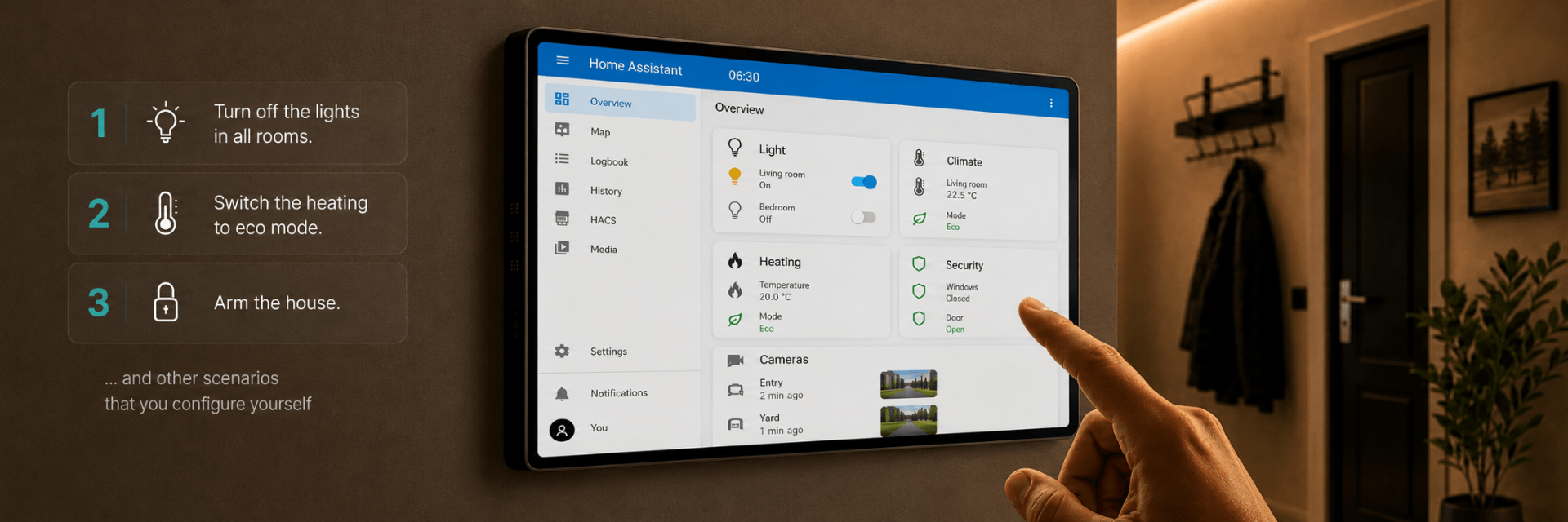 Home Assistant scenarios