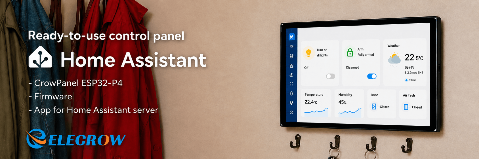 Ready-to-use control panel