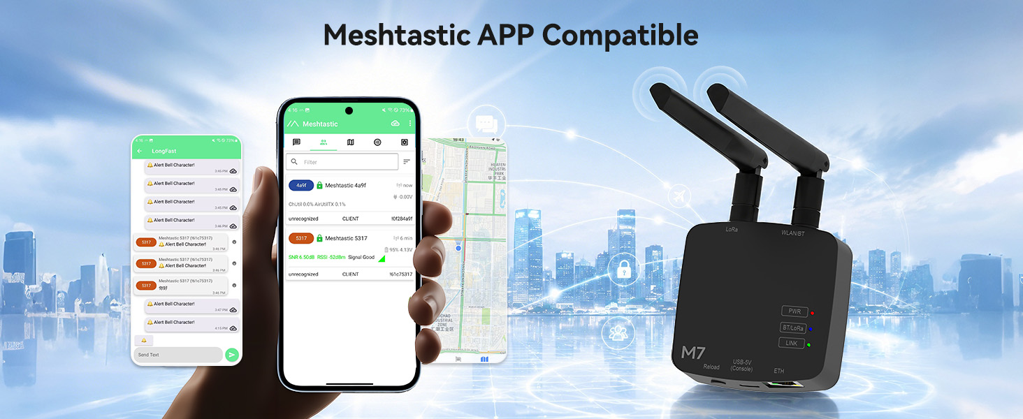 ThinkNode M7 supports Meshtastic APP