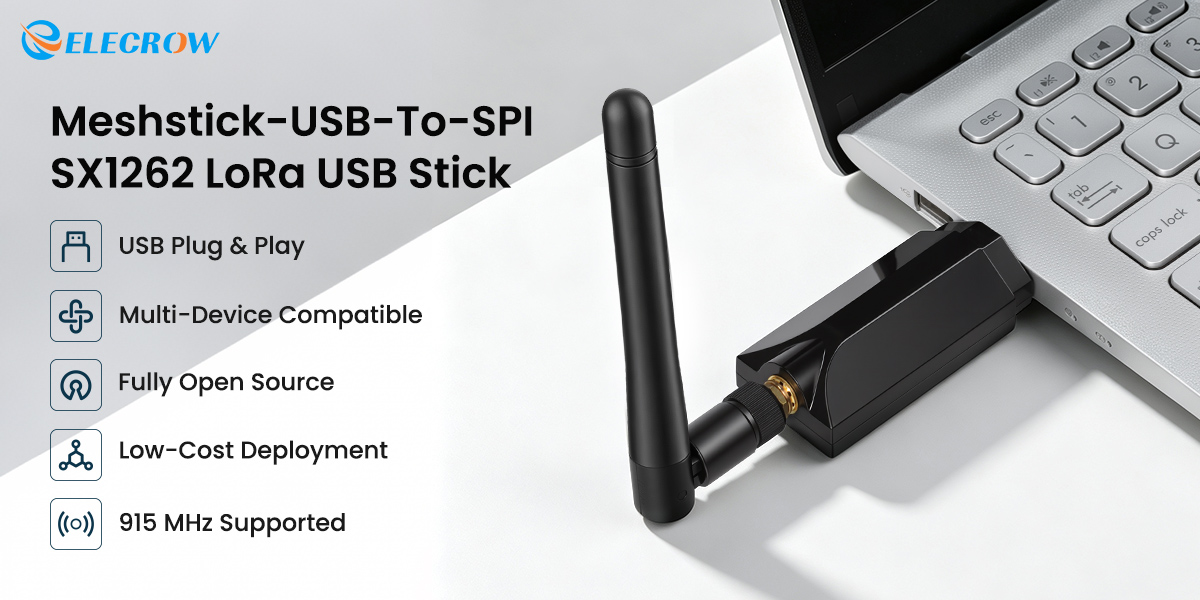 Meshstick USB-TO-SPI USB stick can change any Linux device into a LoRa node