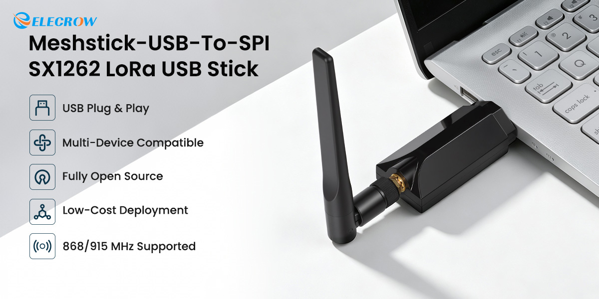 Meshstick USB-TO-SPI USB stick can change any Linux device into a LoRa node
