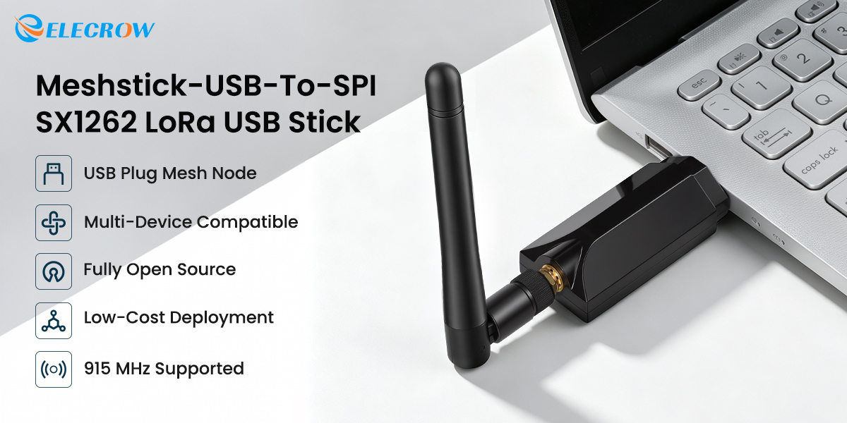 Meshstick USB-TO-SPI USB stick can change any Linux device into a LoRa node