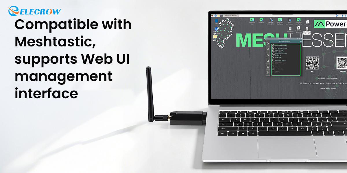 Meshtastic supports web UI management