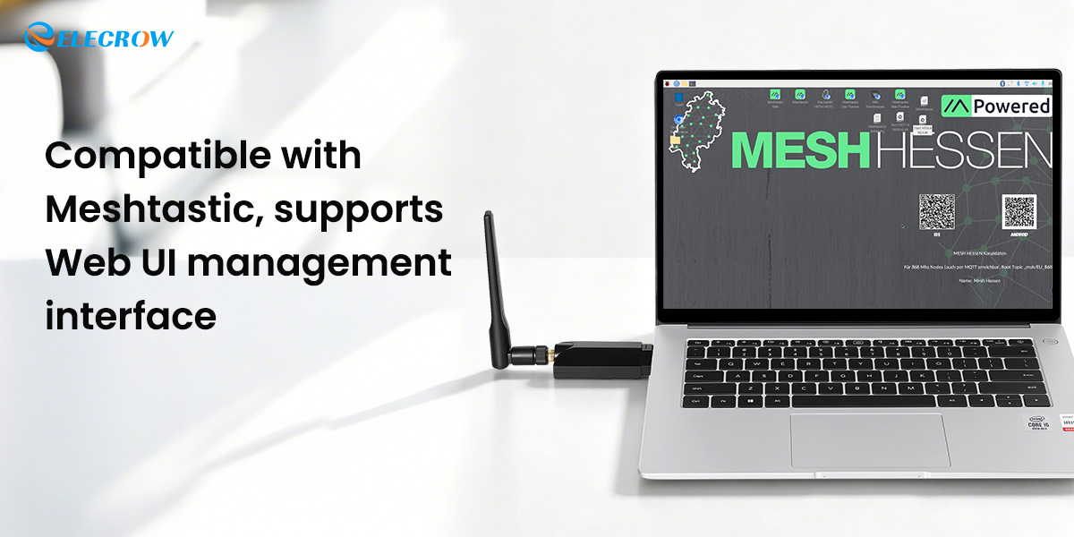 Meshtastic supports web UI management