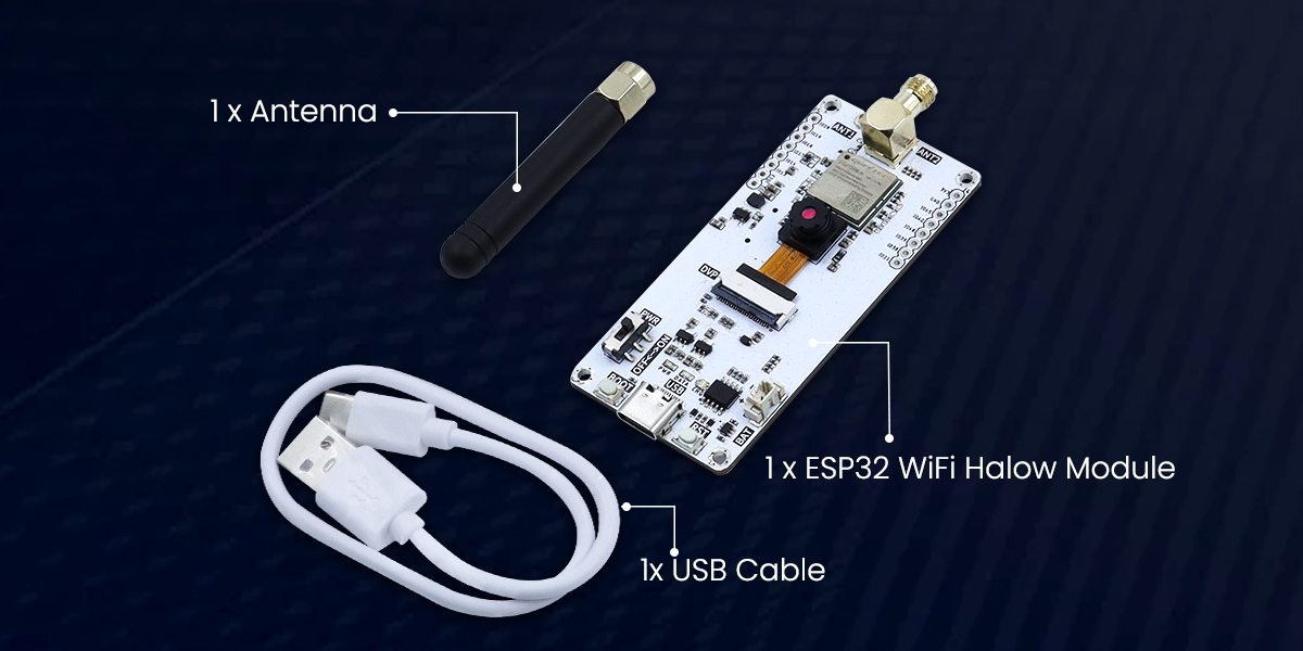 Package list of ESP32 Wi-Fi Halow Module