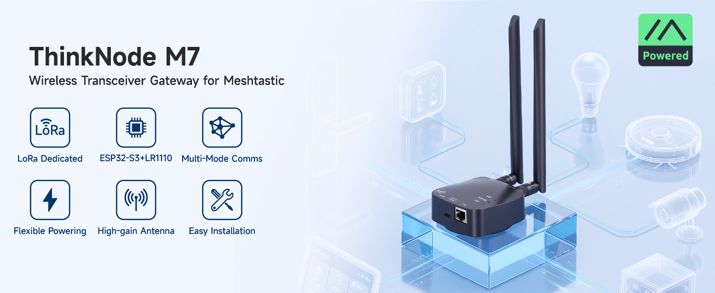 feature of ThinkNode M7 for Meshtastic