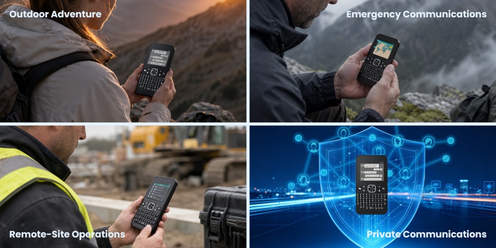 Applications of Thinknode M9 Meshcore terminal